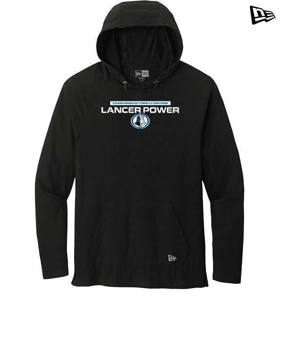 Shawnee Mission East HS Strength & Conditioning Logo - New Era Tri-Blend Hoodie