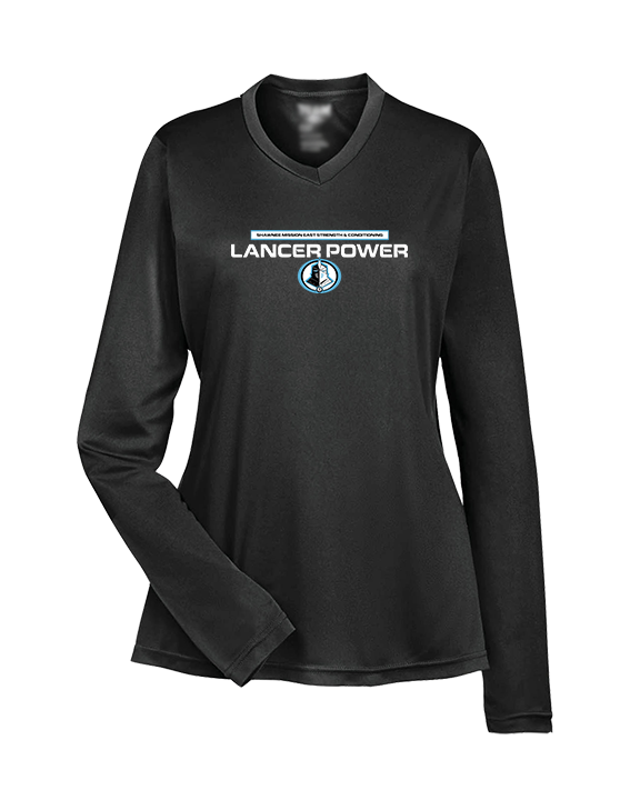 Shawnee Mission East HS Strength & Conditioning Logo - Womens Performance Longsleeve