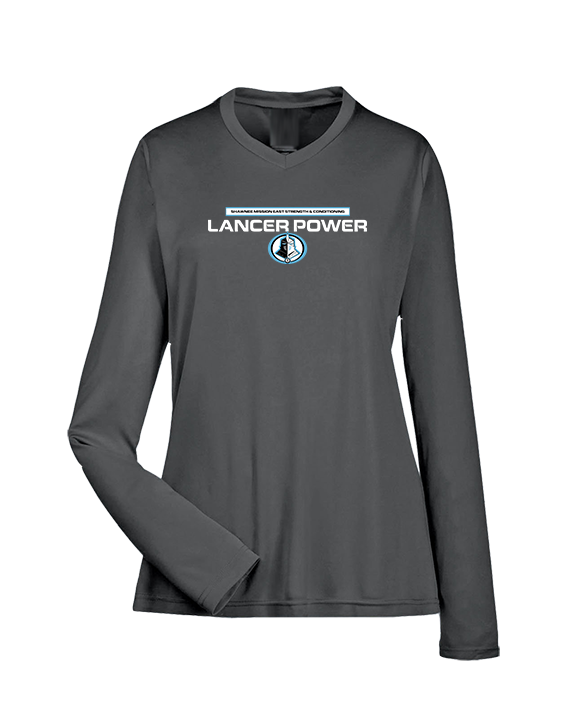 Shawnee Mission East HS Strength & Conditioning Logo - Womens Performance Longsleeve