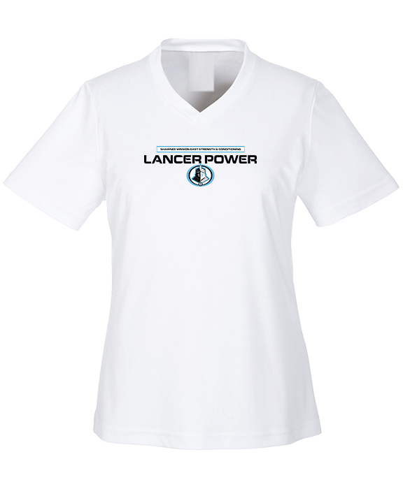 Shawnee Mission East HS Strength & Conditioning Logo - Womens Performance Shirt