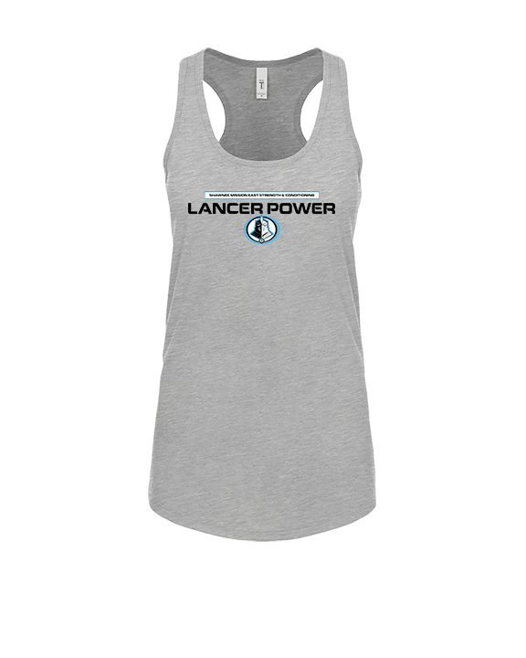 Shawnee Mission East HS Strength & Conditioning Logo - Womens Tank Top
