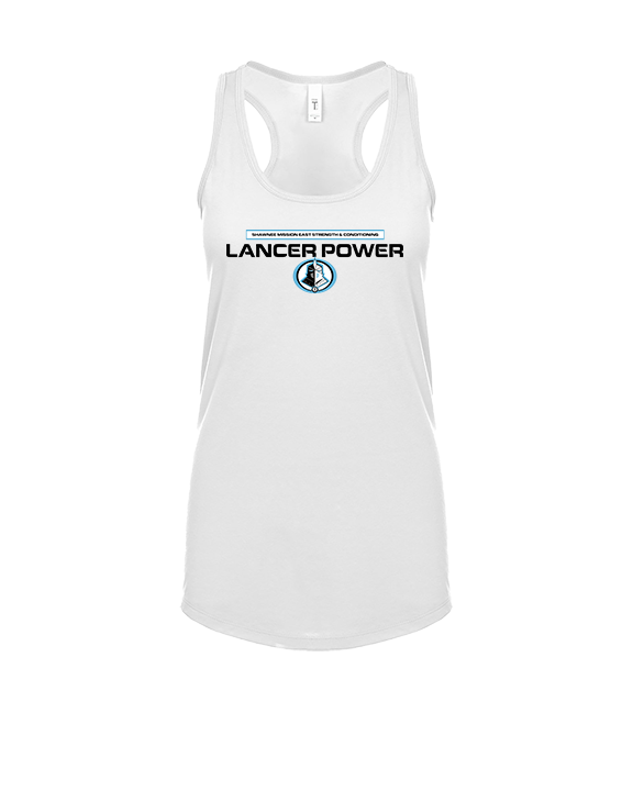 Shawnee Mission East HS Strength & Conditioning Logo - Womens Tank Top