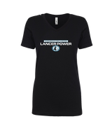 Shawnee Mission East HS Strength & Conditioning Logo - Womens Vneck