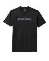 Shawnee Mission East HS Track & Field Lines - Tri-Blend Shirt