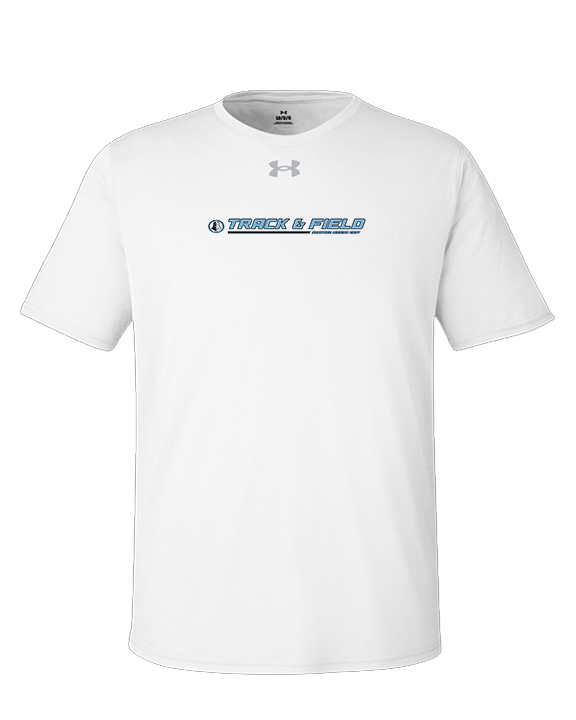 Shawnee Mission East HS Track & Field Lines - Under Armour Mens Team Tech T-Shirt