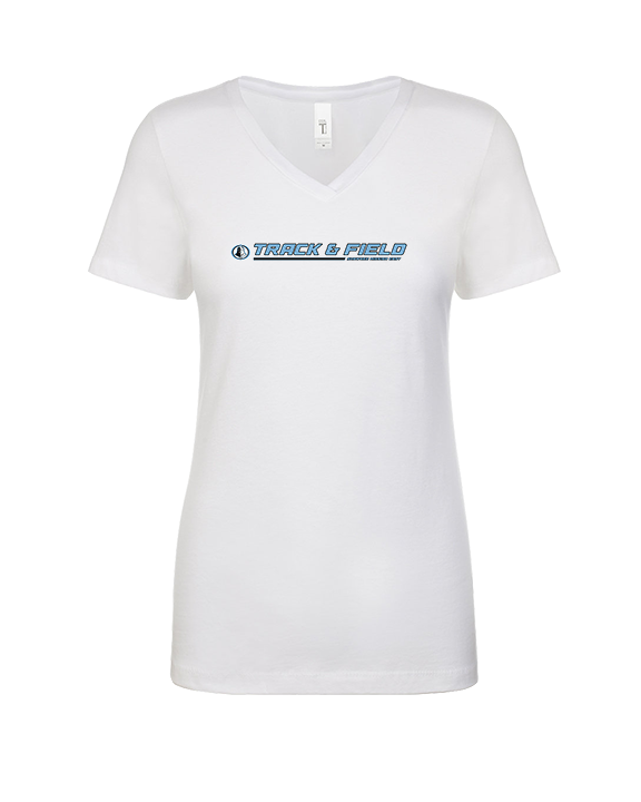 Shawnee Mission East HS Track & Field Lines - Womens Vneck