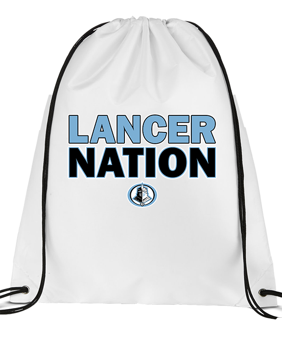 Shawnee Mission East HS Track & Field Nation - Drawstring Bag