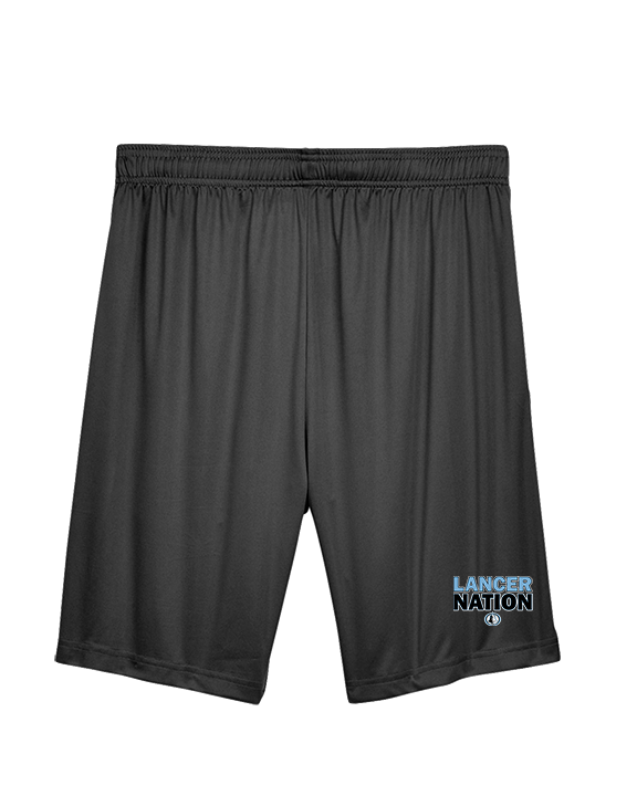 Shawnee Mission East HS Track & Field Nation - Mens Training Shorts with Pockets