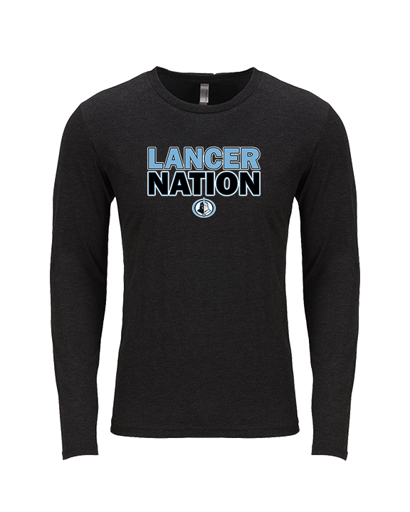 Shawnee Mission East HS Track & Field Nation - Tri-Blend Long Sleeve