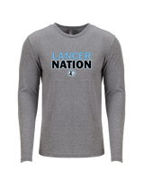 Shawnee Mission East HS Track & Field Nation - Tri-Blend Long Sleeve