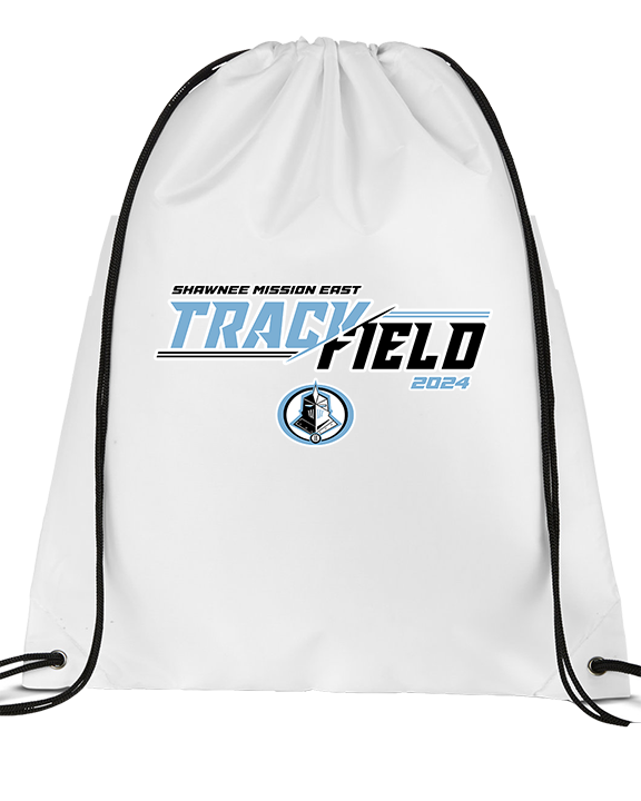 Shawnee Mission East HS Track & Field Slash - Drawstring Bag