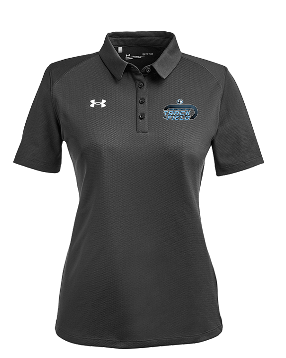 Shawnee Mission East HS Track & Field Turn - Under Armour Ladies Tech Polo