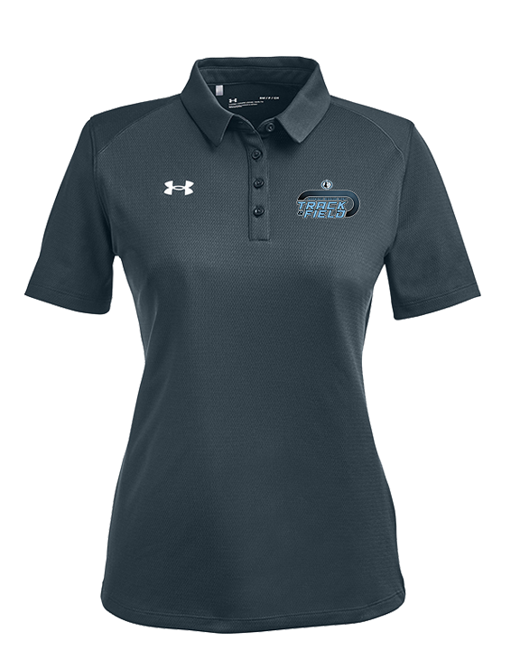 Shawnee Mission East HS Track & Field Turn - Under Armour Ladies Tech Polo