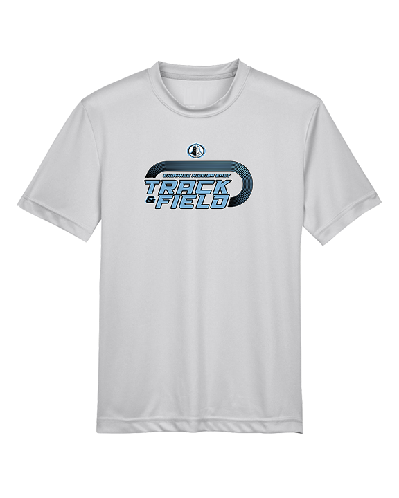 Shawnee Mission East HS Track & Field Turn - Youth Performance Shirt