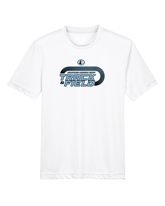 Shawnee Mission East HS Track & Field Turn - Youth Performance Shirt