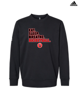 Sierra Vista HS Boys Basketball Eat Sleep - Mens Adidas Crewneck