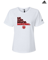 Sierra Vista HS Boys Basketball Eat Sleep - Womens Adidas Performance Shirt