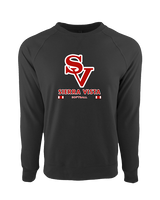 Sierra Vista HS Softball Stacked - Crewneck Sweatshirt