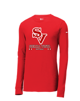 Sierra Vista HS Softball Stacked - Mens Nike Longsleeve