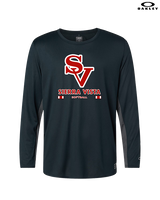 Sierra Vista HS Softball Stacked - Mens Oakley Longsleeve