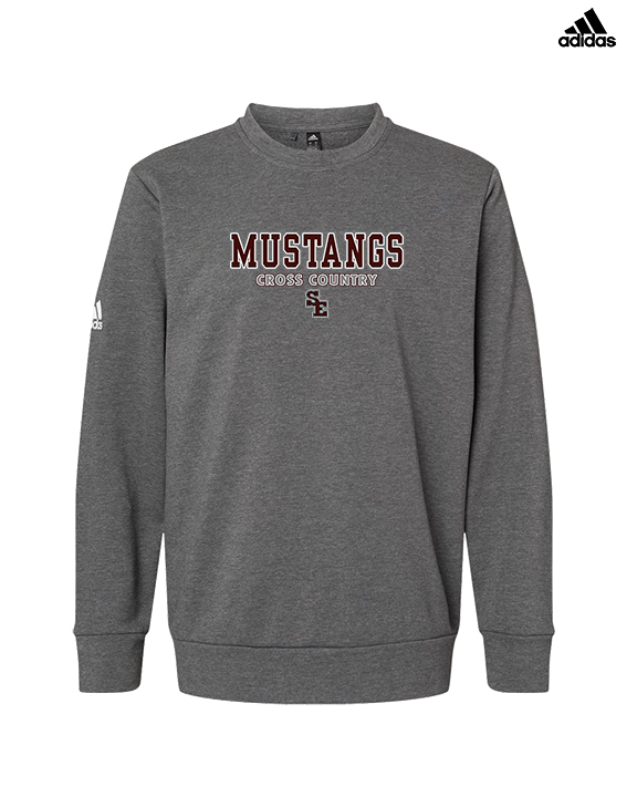 South Effingham HS Cross Country Block - Mens Adidas Crewneck