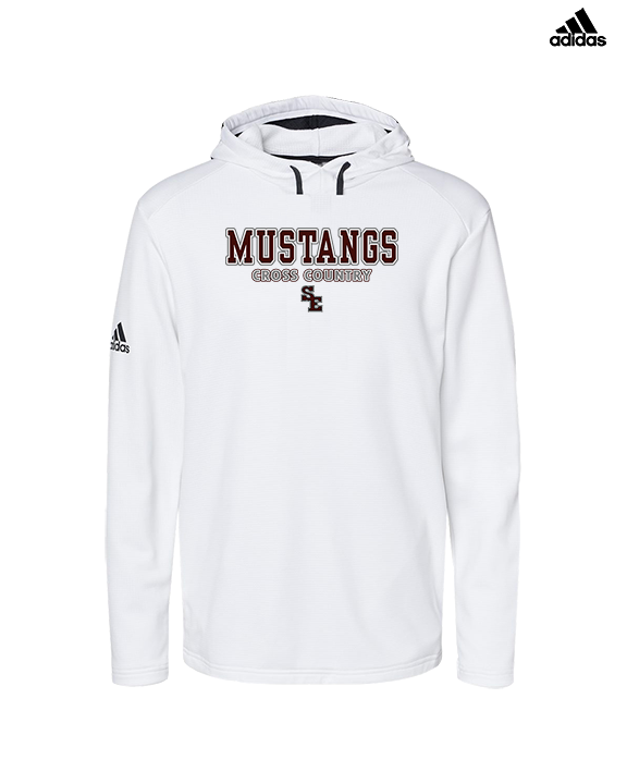 South Effingham HS Cross Country Block - Mens Adidas Hoodie