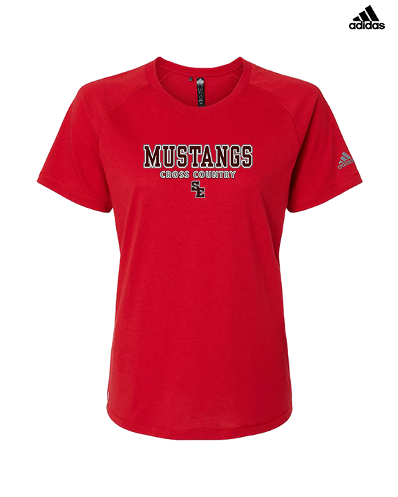 South Effingham HS Cross Country Block - Womens Adidas Performance Shirt