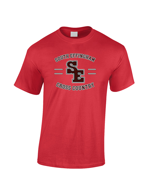 South Effingham HS Cross Country Curve - Cotton T-Shirt