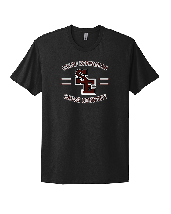 South Effingham HS Cross Country Curve - Mens Select Cotton T-Shirt
