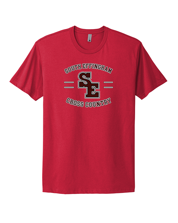 South Effingham HS Cross Country Curve - Mens Select Cotton T-Shirt