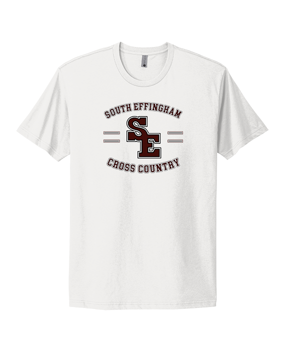 South Effingham HS Cross Country Curve - Mens Select Cotton T-Shirt