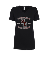 South Effingham HS Cross Country Curve - Womens Vneck