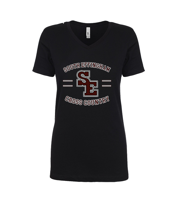 South Effingham HS Cross Country Curve - Womens Vneck