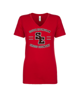South Effingham HS Cross Country Curve - Womens Vneck