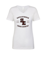 South Effingham HS Cross Country Curve - Womens Vneck