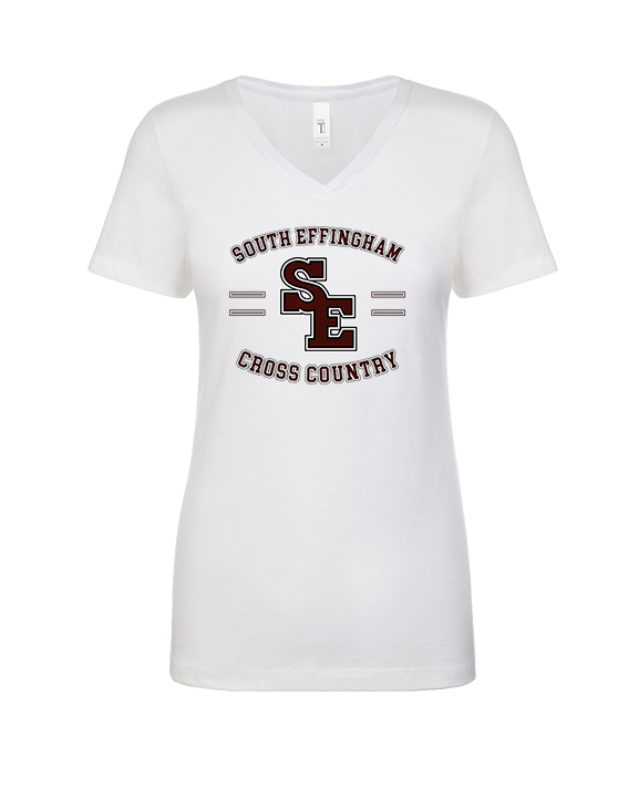 South Effingham HS Cross Country Curve - Womens Vneck