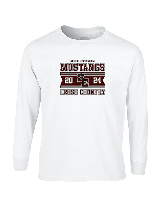 South Effingham HS Cross Country Stamp - Cotton Longsleeve
