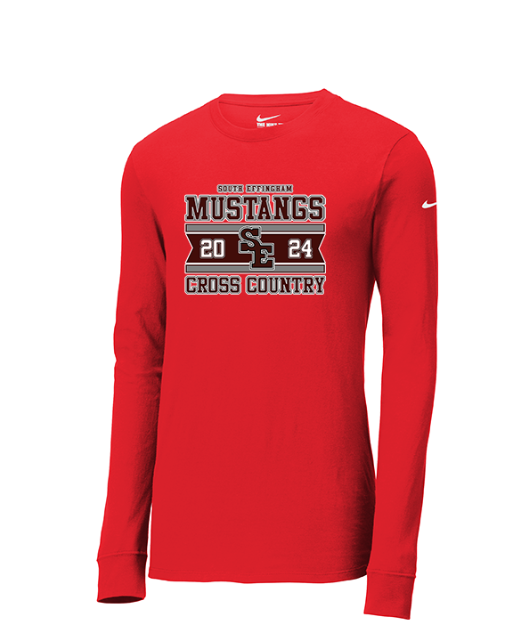 South Effingham HS Cross Country Stamp - Mens Nike Longsleeve