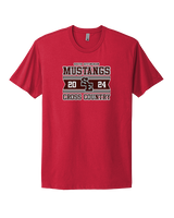 South Effingham HS Cross Country Stamp - Mens Select Cotton T-Shirt