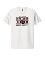 South Effingham HS Cross Country Stamp - Mens Select Cotton T-Shirt