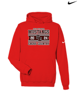 South Effingham HS Cross Country Stamp - Nike Club Fleece Hoodie