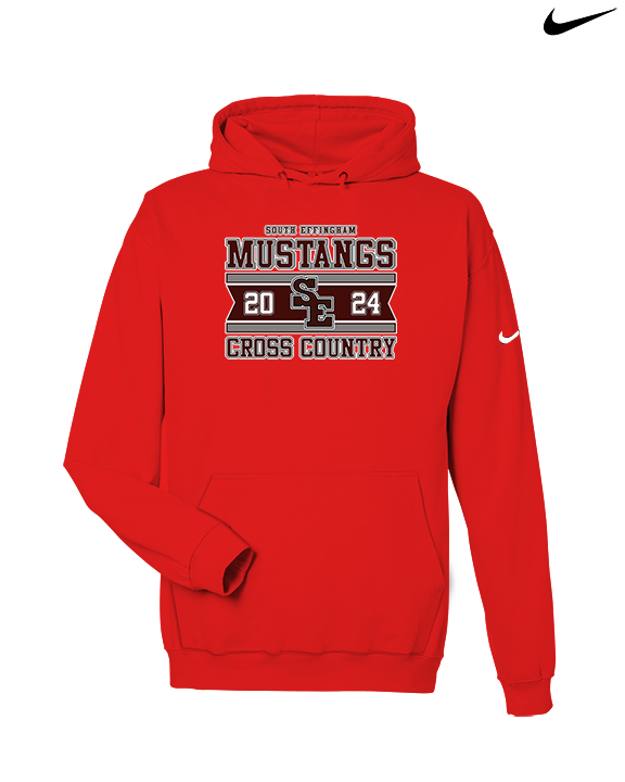 South Effingham HS Cross Country Stamp - Nike Club Fleece Hoodie