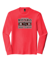 South Effingham HS Cross Country Stamp - Tri-Blend Long Sleeve