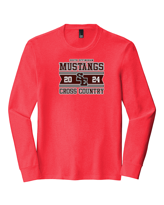 South Effingham HS Cross Country Stamp - Tri-Blend Long Sleeve