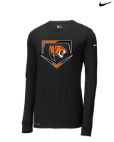 South Pasadena HS Softball Plate - Mens Nike Longsleeve