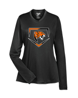 South Pasadena HS Softball Plate - Womens Performance Longsleeve