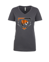 South Pasadena HS Softball Plate - Womens Vneck