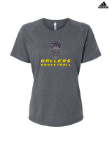Southwest Ballers Basketball Outline - Womens Adidas Performance Shirt