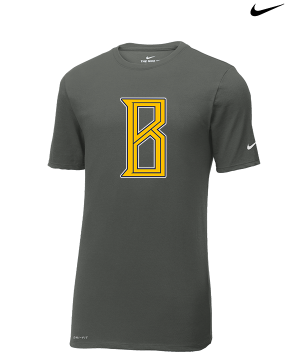 St. Bernard College Preparatory Boys Basketball Logo 02 - Mens Nike Cotton Poly Tee