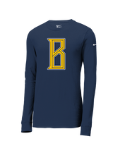 St. Bernard College Preparatory Boys Basketball Logo 02 - Mens Nike Longsleeve